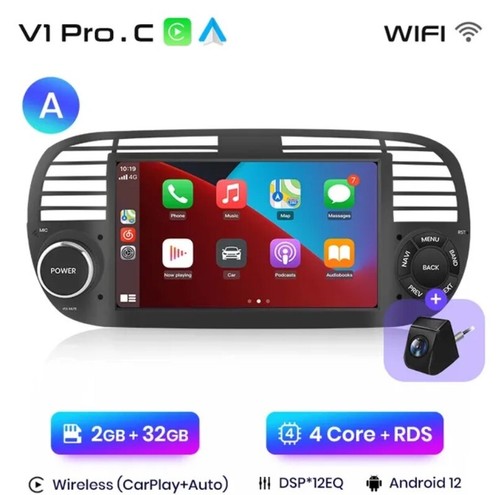 Radio per fiat 500 07 - radio, 07/15