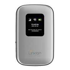 Linklane eSIM+Nano SIM Router Viaggio Tascabile WiFi MiFi Hotspot 300Mbps fino a 5000mAh