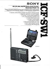 SONY ICF-SW1 RADIO ONDE CORTE