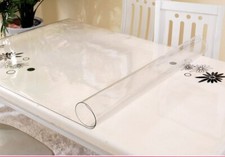 Tovaglia Trasparente antimacchia in Pvc Plastificata copritavolo protettiv h140