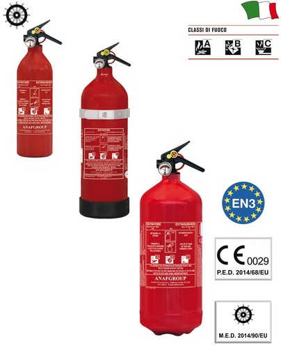 Estintore polvere con - a,