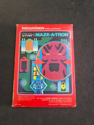 Tron maze intellivision - tron,