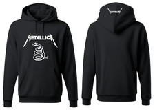 HOODIE METALLICA FELPA CON CAPPUCCIO METALLICA HEAVY METAL ROCK BAND MUSIC