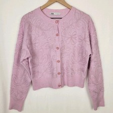 Cardigan Zara maglia ricamato