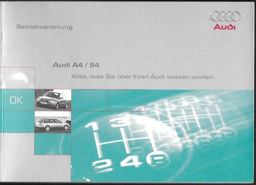 Audi manuale uso - b5,