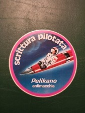Adesivo Pubblicitario Vintage Penne Pelikano Pelikan Antimacchia Cancelleria R