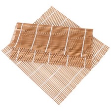  2pcs tapis roulants de bambou de sushi japonais 24 cm tapis de sushi à bambou