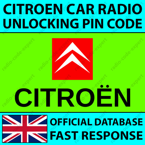 Pin radio citroen codice - pin,