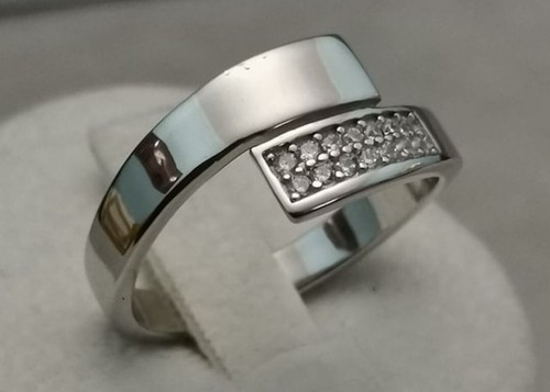 Anello fascia argento - anello,