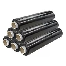 6 BOBINE FILM ESTENSIBILE PELLICOLA NERA TRASPARENTE  2,5 KG 23 MICRON PER IMBAL