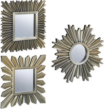 Set Da 3 Specchi a Forma Di