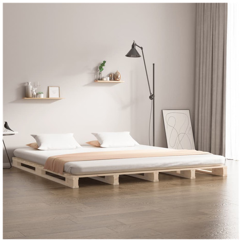 Letto pallet legno massello - massello, di