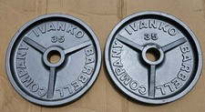 IVANKO Olympic DUE PIASTRE DI PESO 35lb libbre palestra 70lb totale
