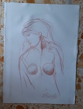 Quadro dipinto 66x48 matita - dipinto,