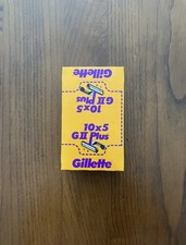 Gillette GII Plus 50 (10x5) vintage blades pack