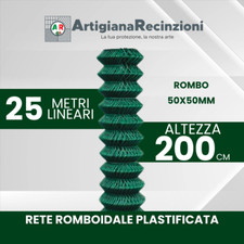 Rete Romboidale Plastificata