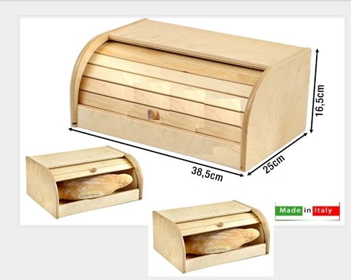 Portapane legno chiaro con - portapane,