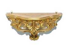CONSOLE MENSOLA STILE BAROCCO FINTO VINTAGE VENEZIANO SHABBY-CHIC VARI COLORI