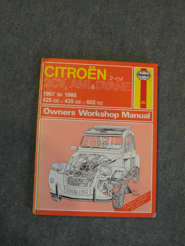 Haynes citroen 2cv - citroen, ami
