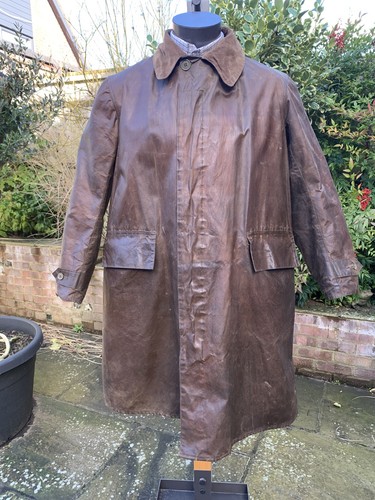 Cappotto lungo cerato vintage