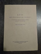 ATTI DEL CONVEGNO DEI DOCENTI