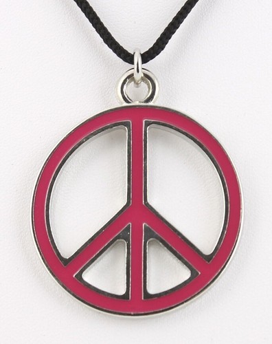 Collana ciondolo metallo pace - ciondolo,