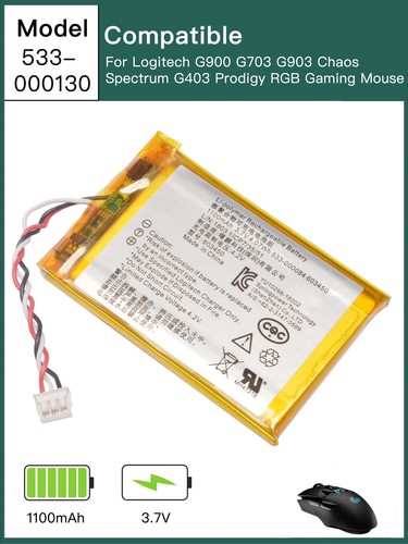 Batteria 1100 mah per - 1100, mouse