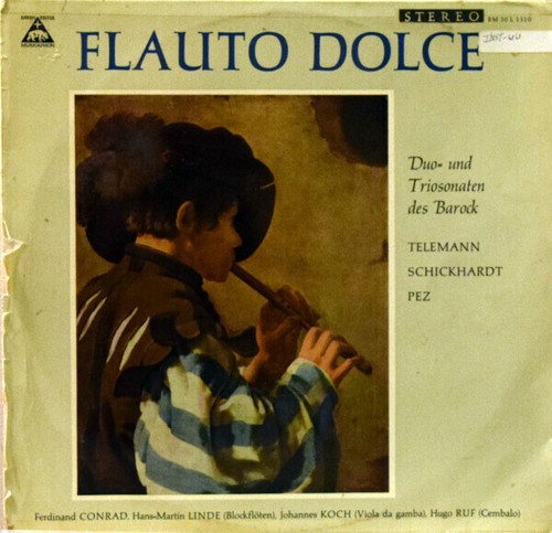 Telemann schickhardt - lp,
