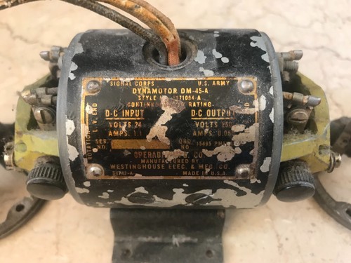 Dynamotor per radio - dynamotor, dm-45-a