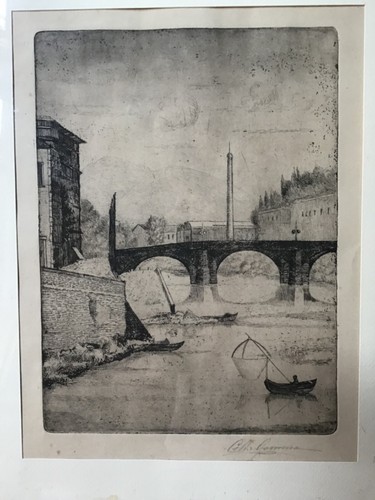 Incisione acquaforte - incisione,