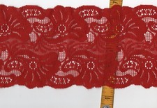 Pizzo rosso intenso RETRO 5"