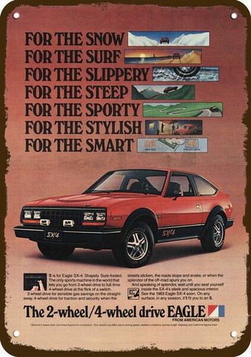1983 american motors 4 - 1983, sx-4
