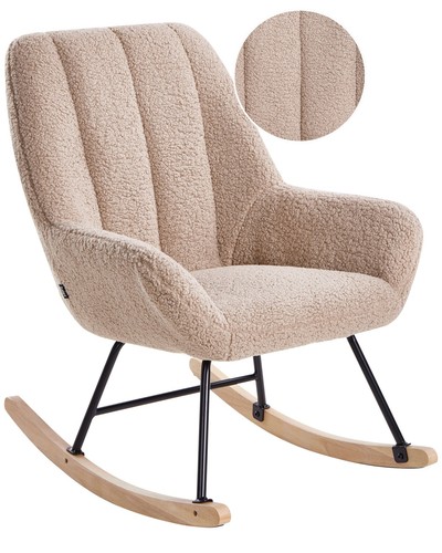Elegante sedia dondolo - a,