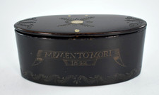 ANTIQUE MEMENTO MORI LACQUERED