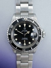 Tudor Submariner Data By Rolex Ref.76100 Year 1989 Case Never Polish Perfect