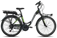 BICI TORPADO ELETTRICA T250 CITY BIKE AFRODITE 26" ALLUMINIO E-BIKE UNISEX NERO