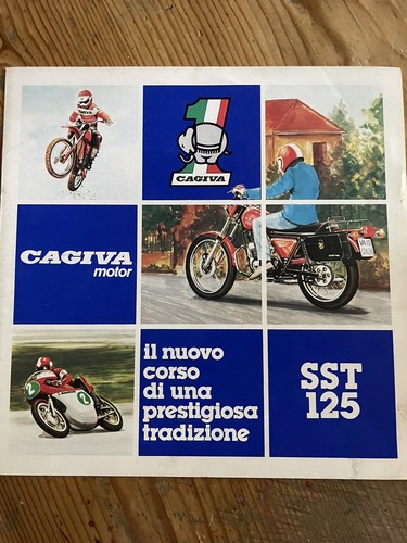 Cagiva sst 125 depliant - cagiva,