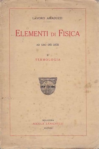 Elementi fisica termologia - elementi,