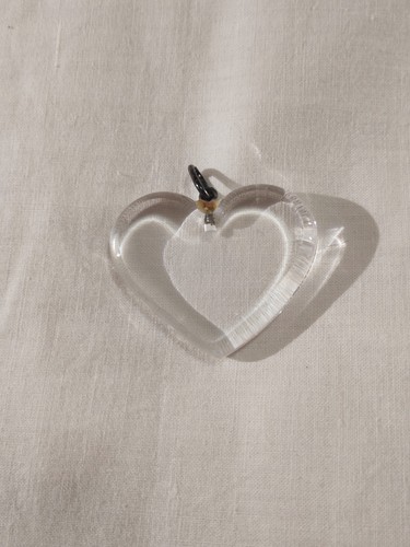 Ciondolo cuore cristallo val - cuore,, cristallo,