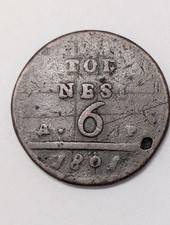 1801 - 6 TORNESI - NAPLES