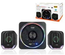 Linq Casse Bluetooth Rgb 2.1 KB606 Altoparlante per computer con subwoofer 2.1 a