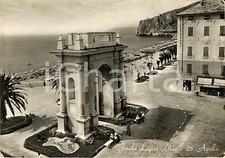 1951 FINALE LIGURE (SV) Piazza XXV APRILE e Arco MARGHERITA *Cartolina ANIMATA
