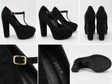 Scarpe Donna Nero Platform