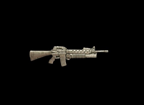 M16 rifle with m203 - m16,