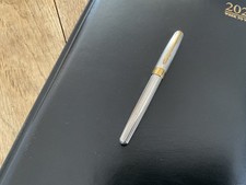  Parker Sonnet Sterling Silver FOUGERE  Fountain Pen, Medium 18k Gold Nib.