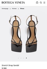 Sandalo Bottega Veneta con