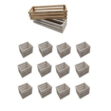 14 cassette in legno 12 da decorazione confezione regalo 2 idonee portabottiglie