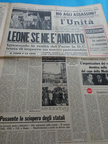 Unita 1968 panagulis grecia - l'unita',