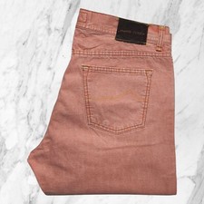 JACOB COHEN Jeans Uomo Rosa Salmone Eccellente Stato 610 Taglia 40 W40 / 54 ITA