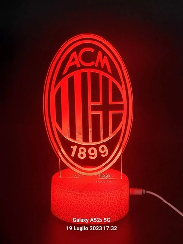 Lampada plexiglass calcio - plexiglass, e
